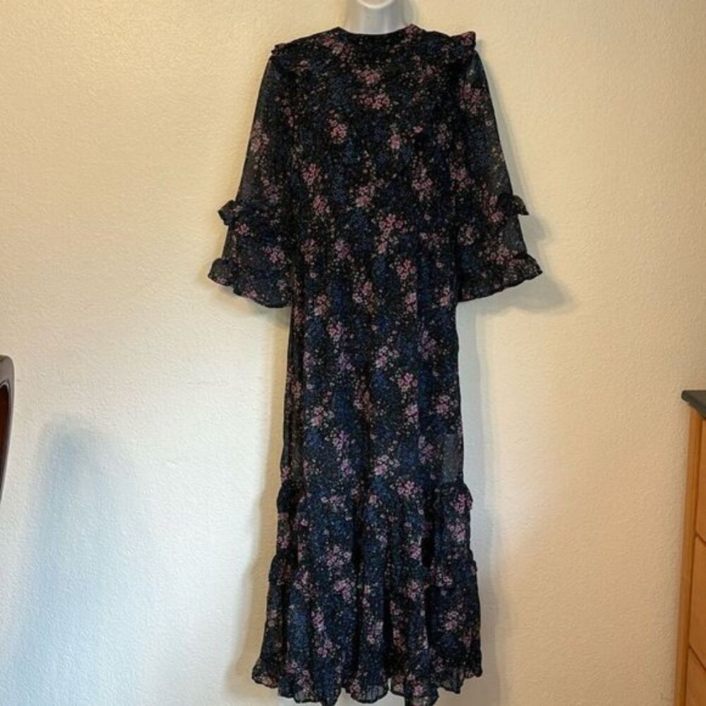 American Eagle AE Studio Cottagecore Floral Prarie Maxi Dress Small